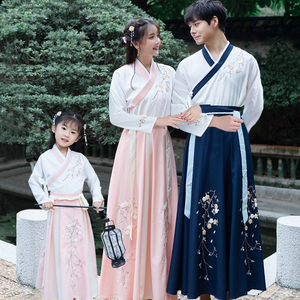 汉服古风亲子装