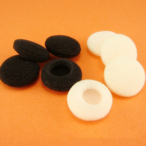 平头耳机海绵套平头塞海绵套材质好泡棉耳机套黑白色耳机保护套