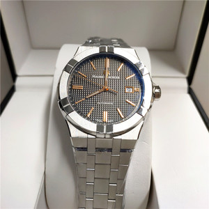 瑞士艾美aikon系列商务防水手表机械男表42mm ai6008-ss002-331-1