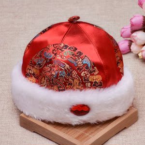 婴儿唐帽子冬男