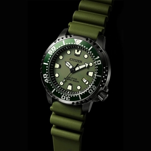 西铁城男表光动能潜水表防水绿水鬼bn0157-11x 0158-18x 85x 15x