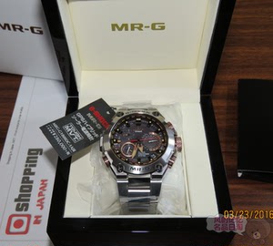 casio g-shock卡西欧手表男表gps对时电波钛合金腕表mrg-g1000dc
