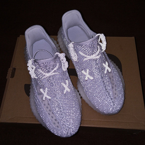 【大斌】真爆高版本diaoyeezy/帝奥椰子鞋350v2满天星天使鞋子女