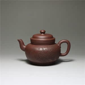 宜兴纯手工紫砂壶茶壶范列夫人王丽君原矿紫泥扁灯壶150cc特价