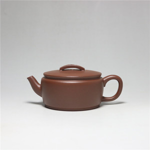 宜兴纯手工紫砂壶茶壶顾新君/顾新军四号井一厂老紫泥汉瓦壶110cc