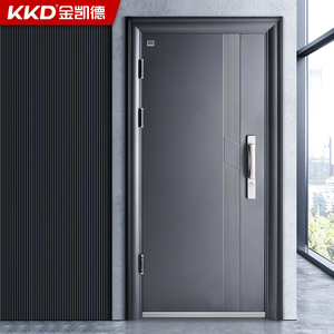 金凯德甲级防盗门进户安全门家用入户门指纹锁子母室内门锦绣家园