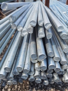 热镀锌圆钢q235防雷接地10mm铁棒直径8厘避雷圆铁条 12mm镀锌钢筋