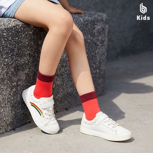 big baby袜子女童夏季薄款青少年运动袜子儿童袜子中筒袜