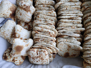 10个枣庄台儿庄古城挎包火烧鲁南特产传统面食五香无添加纯手工