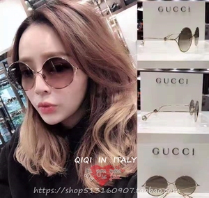 gucci太阳镜正品古驰奇小红书倪妮同款变色墨镜珍珠女眼镜gg0253s