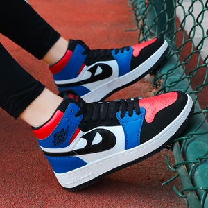 施耐克高帮ag男鞋青少年秋季初中学生运动鞋板鞋韩版百搭男球潮鞋