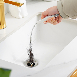 日本管道疏通器家用浴室厕所可弯曲通水管工具下水道毛发清理神器
