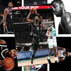 欧文海报篮网队高清海报墙纸墙贴明信片应援礼包卡贴周边海报