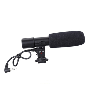 MIC-01单反微单相机DV立体声麦克风 摄影机专业采访新闻 收音话筒