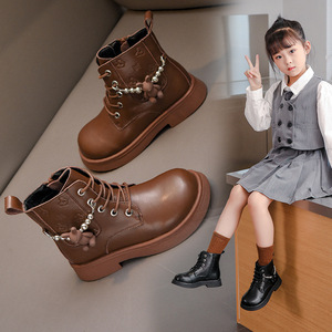 马丁靴女大童短靴