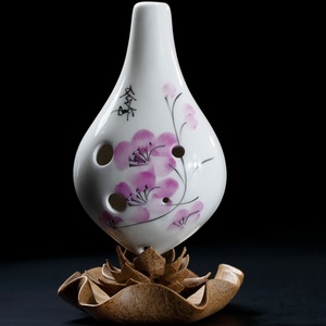 【天猫音乐】六孔ac中音c调乐器风雅陶瓷6孔陶笛青花瓷