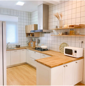 日式实木整体橱柜