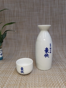 日本进口陶瓷器白瓷工艺日式酒壶酒具分酒器1壶1杯套装