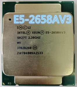 intel/英特尔 至强 e5-2658av3 2658a v3cpu 主频2.2g 12核心
