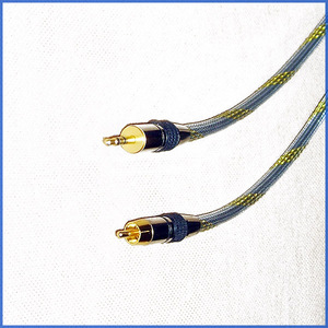 5转rca数字音频同轴线 3.5转莲花 解码器同轴音频线