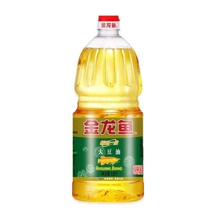 金龙鱼精炼一级大豆油1.8L 家用炒菜烘焙食用植物油色拉油