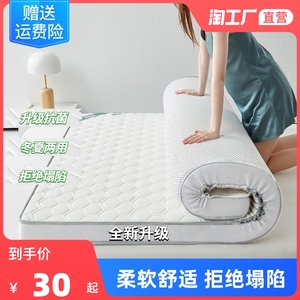 乳胶床垫软垫家用榻榻米垫褥子学生宿舍单人睡租房专用垫被