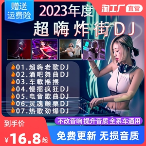 汽车载U盘dj歌曲重低音劲爆舞曲夜店嗨曲炸街工体d亅音乐车用优盘