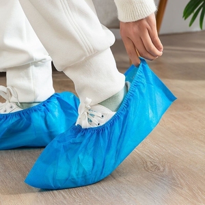 一次性鞋套室内家用待客机房无纺布透气耐磨防滑可洗通用特厚脚套