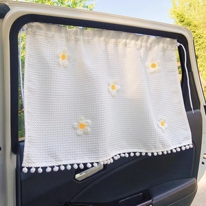 汽车遮阳帘ins遮光窗帘吸盘式车内防晒隔热遮阳挡儿童车窗玻璃