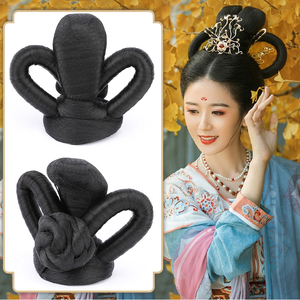 古装假发飞天发髻大唐古韵唐朝仕女贵妃造型汉服cos演出发棒发包