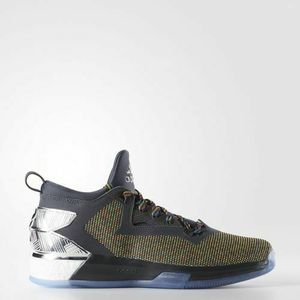 代购正品adidas damian d lillard 2 利拉德男士黑金篮球鞋b27741