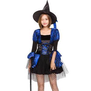 万圣节女巫游戏服cosplay性感魔女角色扮演出口日本女巫连衣短裙