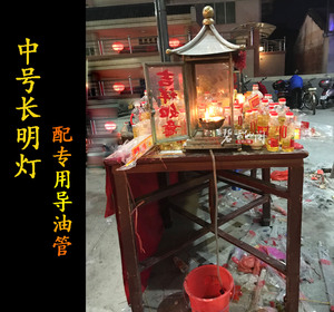潮汕拜神油灯天公灯寺庙长明灯添油灯道教油灯寺庙油灯寺庙天灯