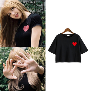 lisa同款斜肩露背性感针织上衣女春设计感修身百搭t恤赫欧cgirl33