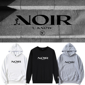 东方神起郑允浩专辑noir周边印花同款卫衣男女加绒薄款打歌服