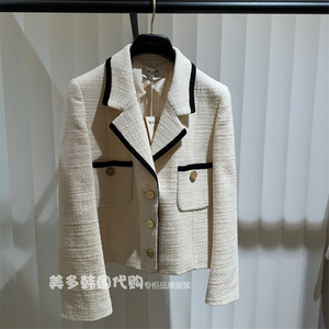 【美多】韩国专柜代购MINE正品女装2024夏短外套MN2E4-WJC463W