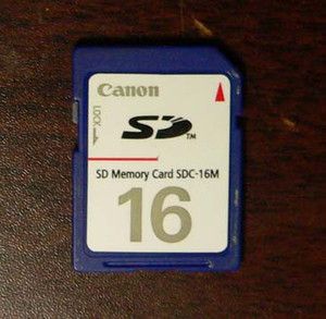 原装canon 佳能 sd 16m sd卡 16mb 工厂测试老相机内存卡配机卡