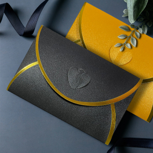 会员卡套信封定制精美logo烫金创意邀请函商务卡片高端珠光纸信封