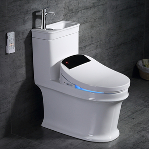 晨梦智能马桶家用小户型节水带洗手盆一体电动遥控抽水座便坐便器