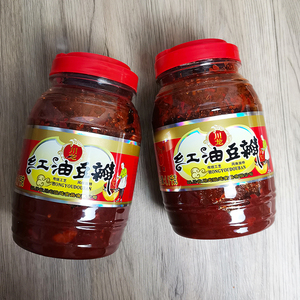 正宗川龙红油豆瓣1.1kg/500g四川特产回锅肉调料川菜烹饪豆瓣酱