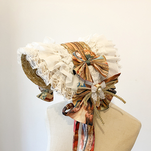 【 乌菲兹的殿堂】classtyle原创 lolita洛丽塔华丽波奈特bnt扁帽