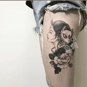 歌姬纹身贴