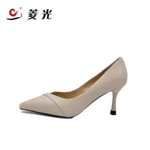 菱光皮女鞋