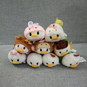 日单tsum松松唐老鸭 黛西叠叠乐趴趴毛绒公仔