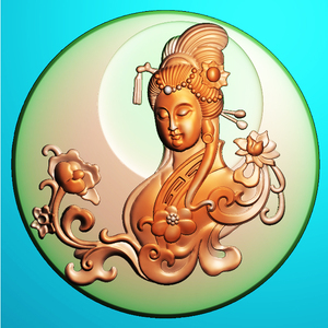 精雕图jdp灰度图bmp浮雕图玉雕仕女美女人牡丹仙子嫦娥貂蝉牌998