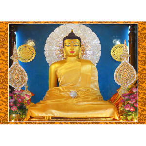 岁等身像佛像画挂画纸像唐卡画相纸双面塑封免费结缘处同款货源