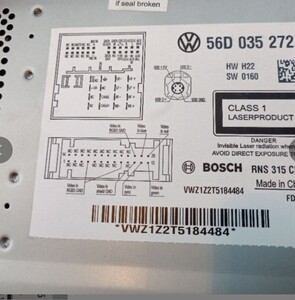 大众cd机解码波罗捷达帕萨特b5汽车音响卡带机解锁单锭机开机密码