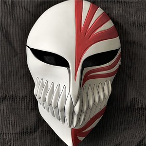 动漫卡通死神假面具cosplay道具黑崎一护虚半脸虚鬼步舞搞怪面罩