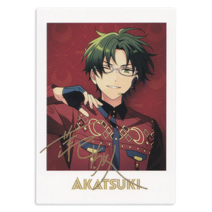 日版 六周年 03 莲巳敬人 红月 偶像梦幻祭 签名卡 拍立得 周边