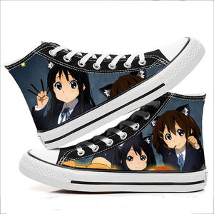 轻音少女动漫高帮帆布鞋男女夏季二次元漫画鞋子学生板鞋1744